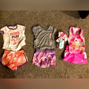 Huge Reebok 18 month baby girl interchangeable outfits